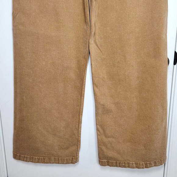 GAP High Rise Stride Ankle Jeans 31/12T Wide Leg Retro Spiced Brown Denim Fall - Picture 9 of 10